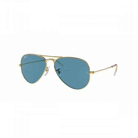 Ray-Ban 0RB3025 - AVIATOR LARGE METAL REMIX - GOLD/BLUE POLARIZED (001/S2) - 62mm XL (Super Promo)