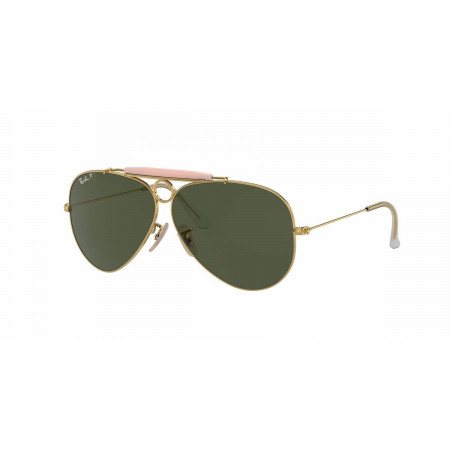 RAY-BAN 0RB3138 SHOOTER REMIX POLARIZED - ORO CON LENTE G15 POLARIZED (001/58) - 62mm