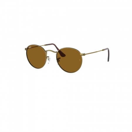 RAY-BAN 0RB3447 - ROUND METAL ANTIQUED - ANTIQUE GOLD 922833 SIZE 50mm