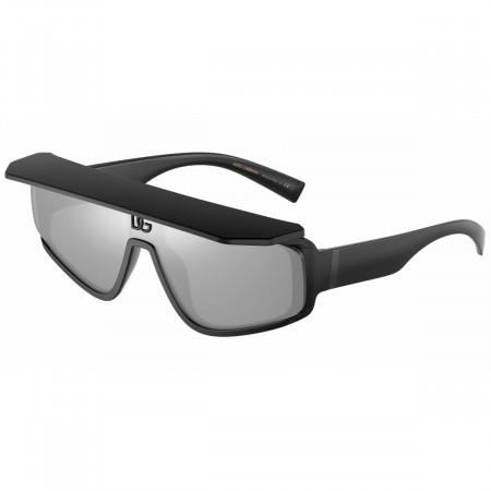 Dolce & Gabbana 0DG6177 - 25256G - DG Crossed - Mascherina con visiera rimovibile  (Super Promo)
