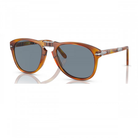 714SM - Steve McQueen (2025) - PERSOL 0PO0714SM STEVE MCQUEEN - TERRA DI SIENA/ CRYSTAL BLUE (96/56) - 54mm