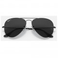 RAY-BAN AVIATOR TOTAL BLACK 62mm - XL