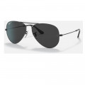 RAY-BAN AVIATOR TOTAL BLACK 55mm - Small