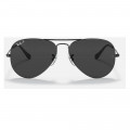 RAY-BAN AVIATOR TOTAL BLACK 55mm - Small