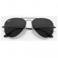 RAY-BAN AVIATOR TOTAL BLACK 58mm - Medium/Standard