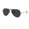 RAY-BAN AVIATOR TOTAL BLACK 55mm - Small